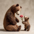 Everlasting Felted Bear & Cub: A Gift of Love