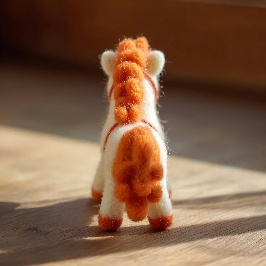 Needle Felted Little Horse Figurine