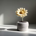 Handcrafted Wool Felt Potted Sunflower Figurine